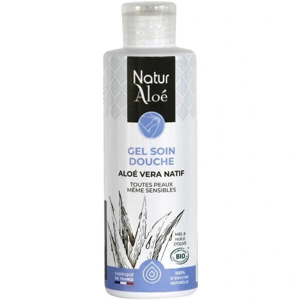 Gel Soin Douche à l’Aloé Vera 200ml – certifié Bio – NaturAloé