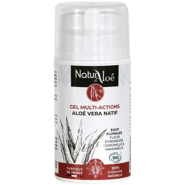 Gel Multi-Actions à l’Aloé Vera 50ml – certifié Bio – NaturAloé