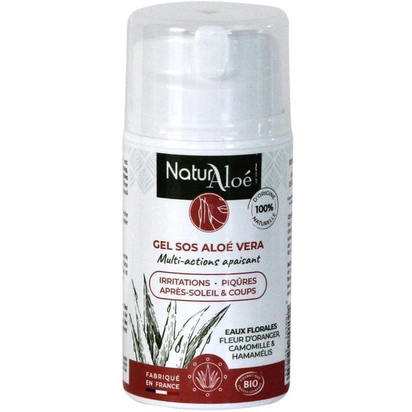 Gel SOS Multi-Actions à l’Aloé Vera 50ml – certifié Bio – NaturAloé