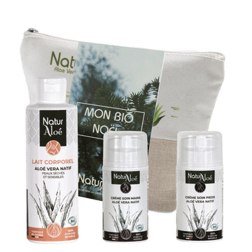 Routine Hivernale NaturAloé - Lait Corps, Crème Mains, Crème Pieds - NaturAloé