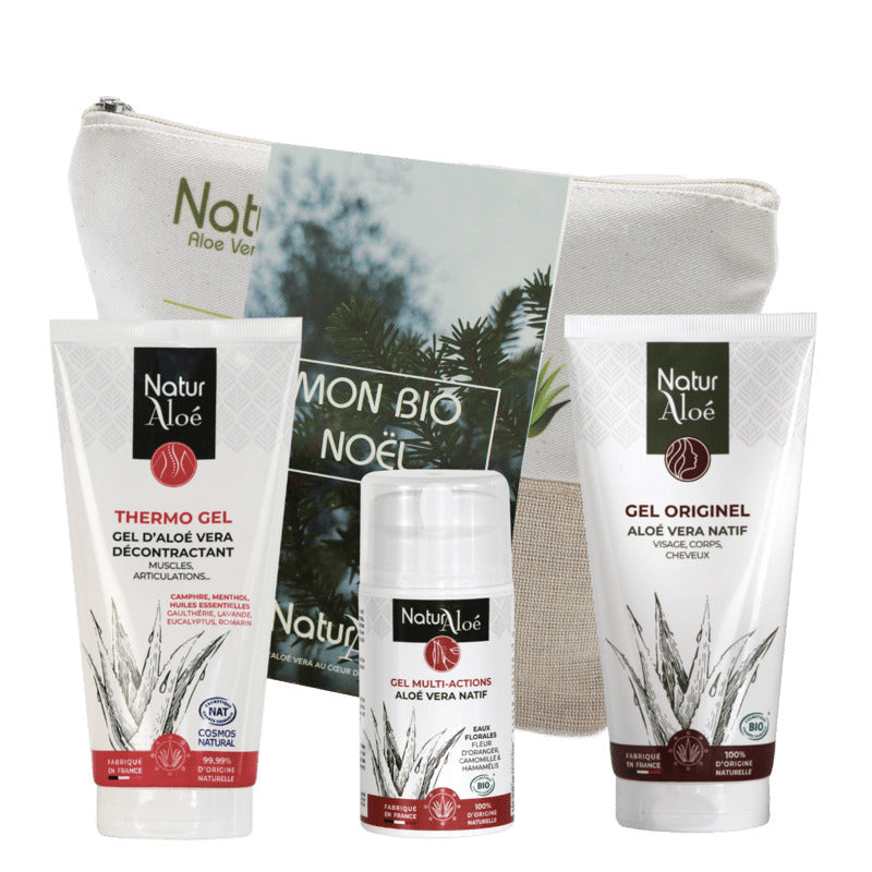 Coffret Beauté Homme Bio - cosmétiques visage corps cheveux – NaturAloé
