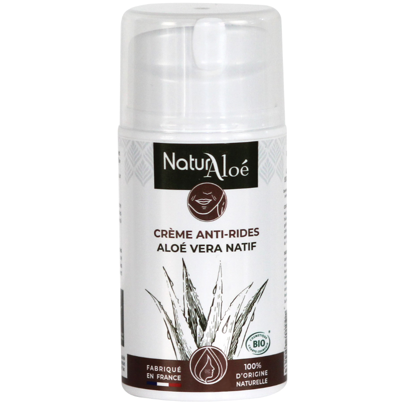 Crème Visage Anti-Rides certifiée Bio