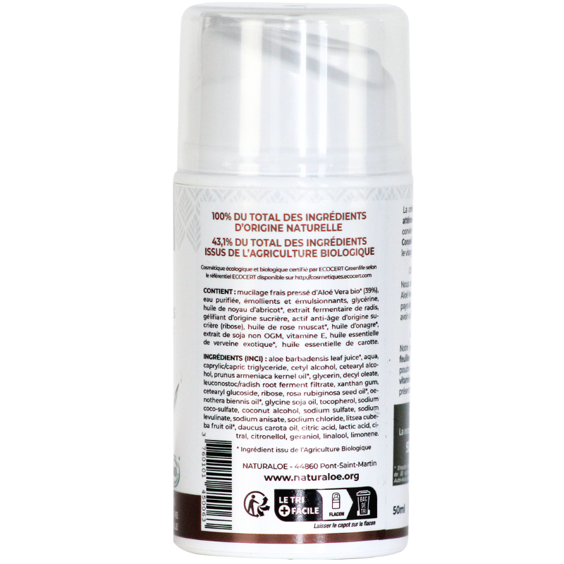 Crème Visage Anti-Rides certifiée Bio