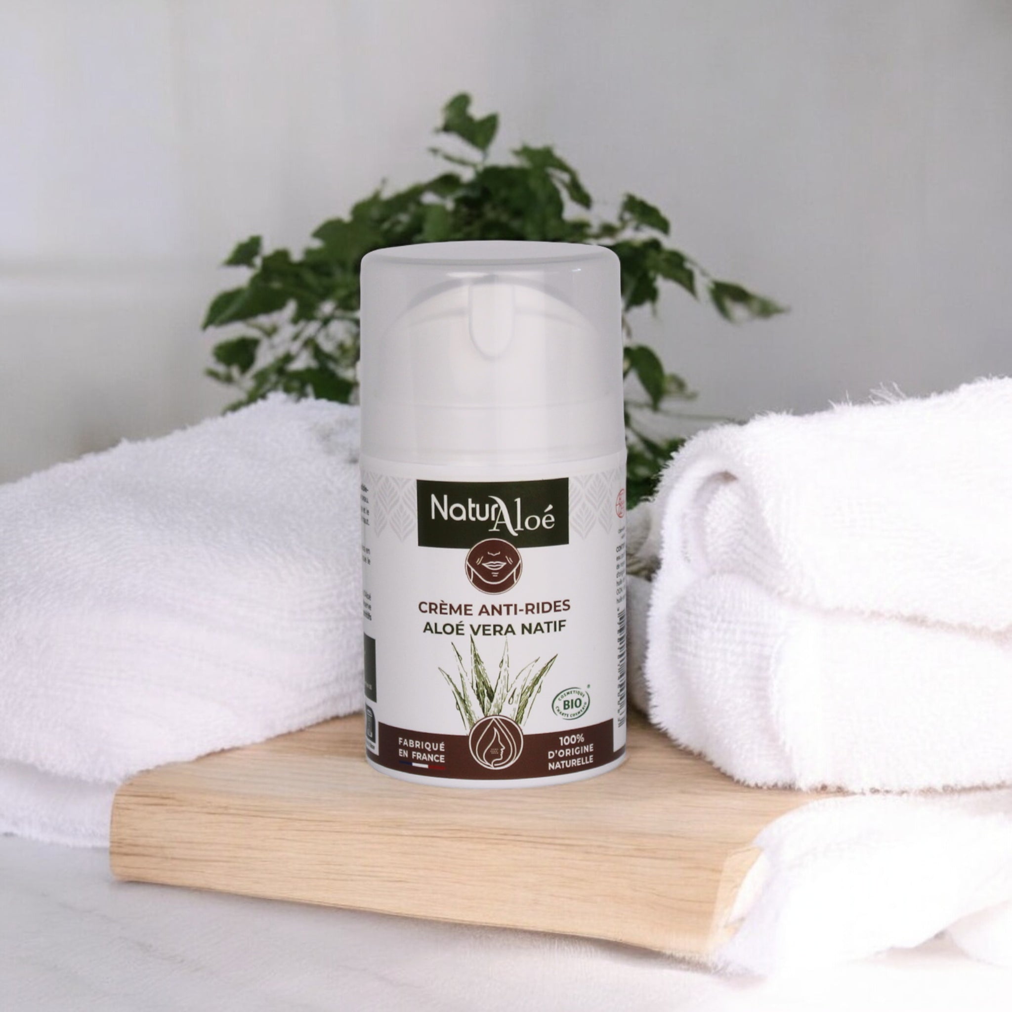 Crème Visage Anti-Rides certifiée Bio