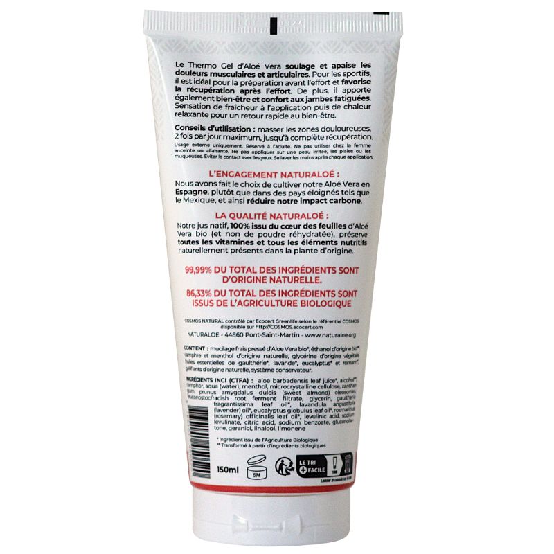 Thermo Gel certifié Cosmos Natural