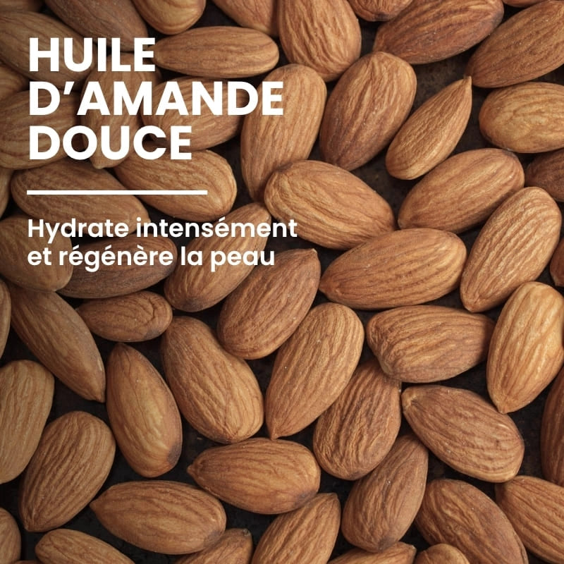 Ingrédient huile amande douce crème hydratante visage - NaturAloé