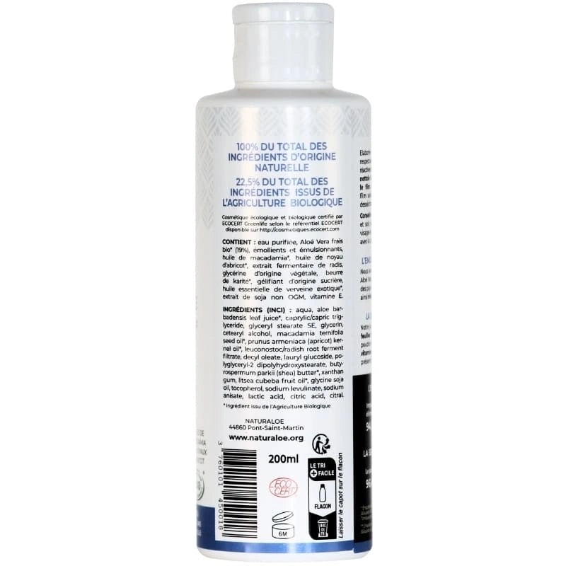 Emulsion nettoyante formule naturelle et respectueuse de la peau - NaturAloé