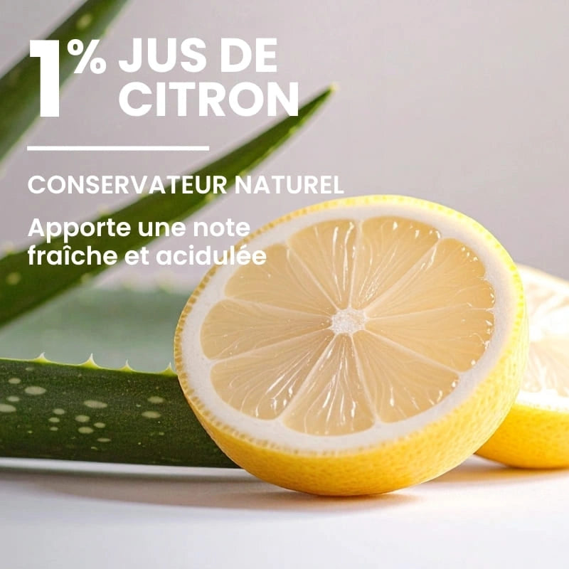 Jus de citron bio – conservateur naturel du gel à boire – NaturAloé