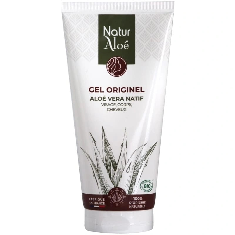 Gel Originel à l’Aloé Vera Bio – vue de face du tube – Naturaloé