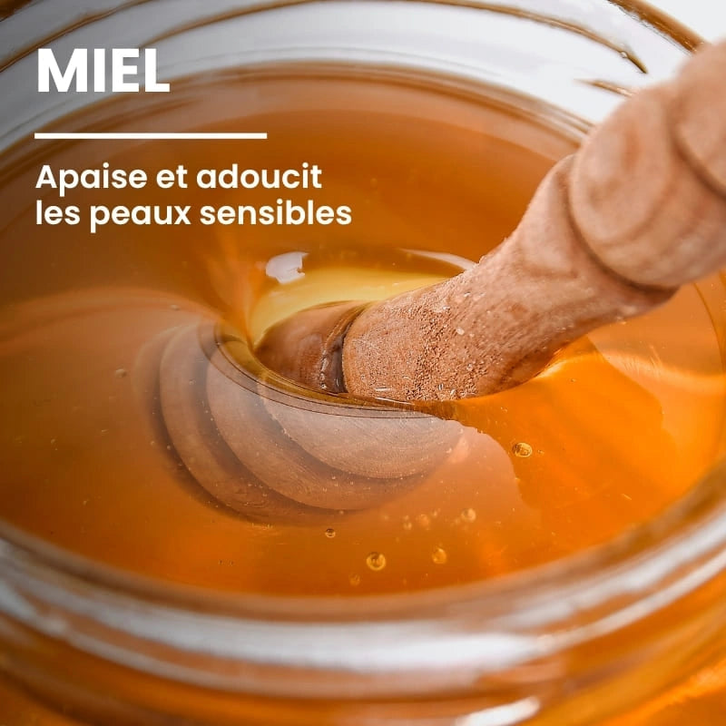 Ingrédient miel dans le gel douche soin - NaturAloé
