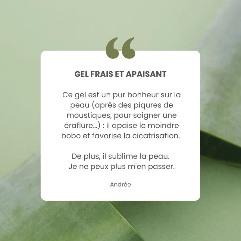 Gel multi-actions cicatrisant à l'Aloé Vera - Avis clients - NaturAloé