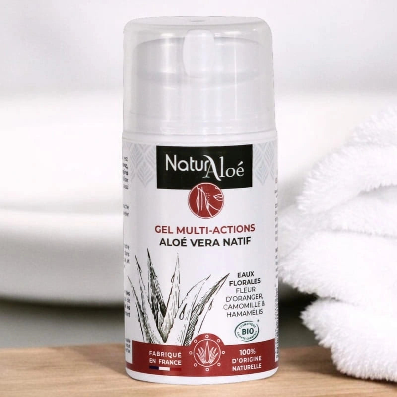Ambiance salle de bain avec gel multi-actions naturel - NaturAloé