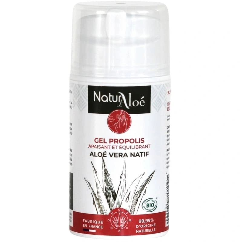 Tube de gel à la propolis et Aloé Vera bio - NaturAloé