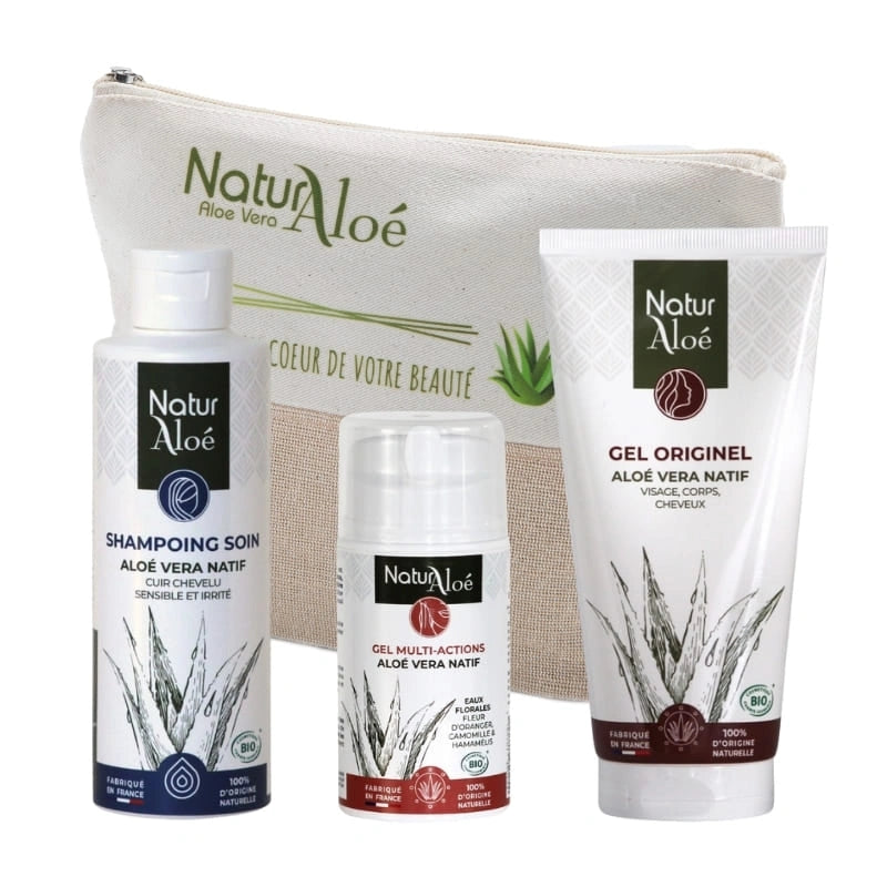 Trousse cosmétiques Les Essentiels de l’Été hydratation – NaturAloé