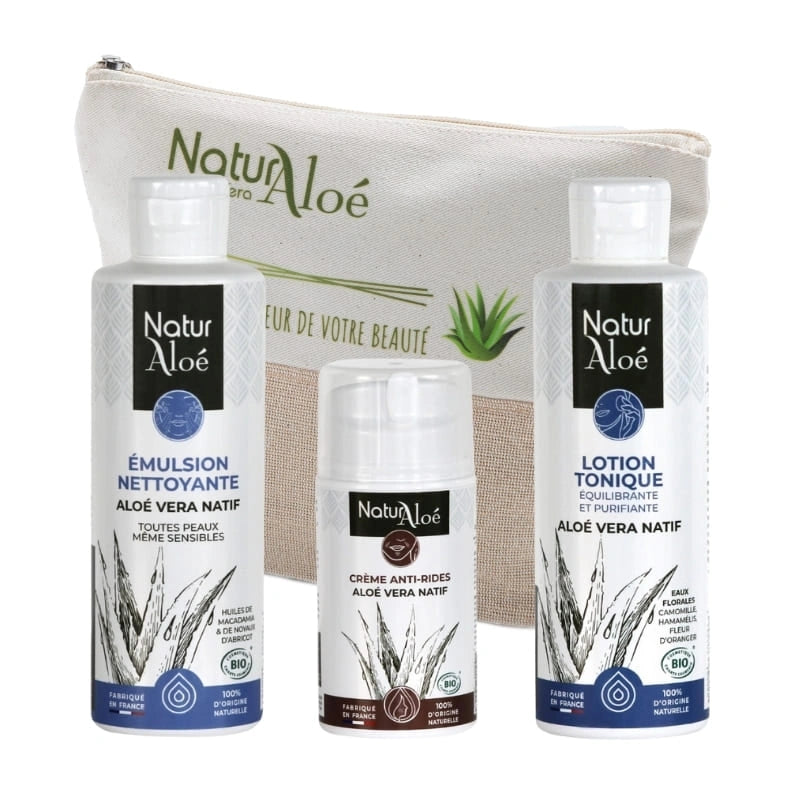Coffret Beauté Anti-Âge Bio - présentation du coffret – NaturAloé