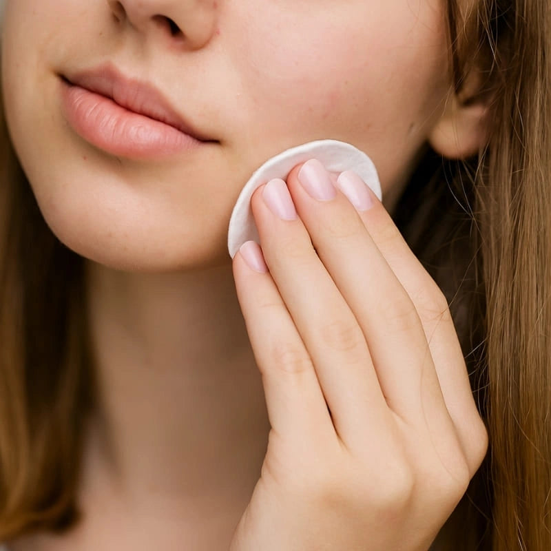 Application de lotion tonique sur peau atopique - NaturAloé