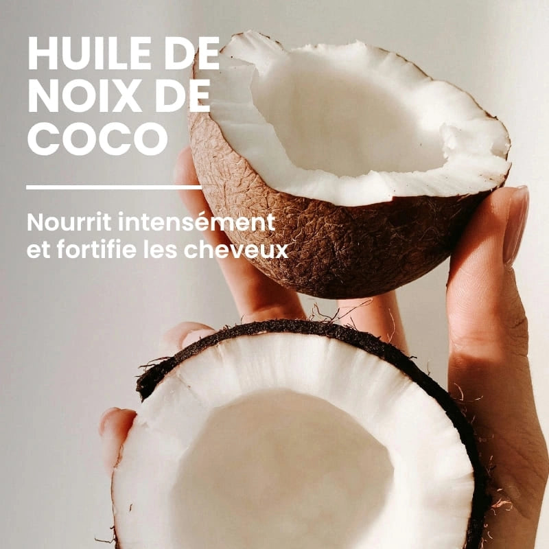 Huile de noix de coco bio – ingrédient nourrissant du shampoing soin - Naturaloé