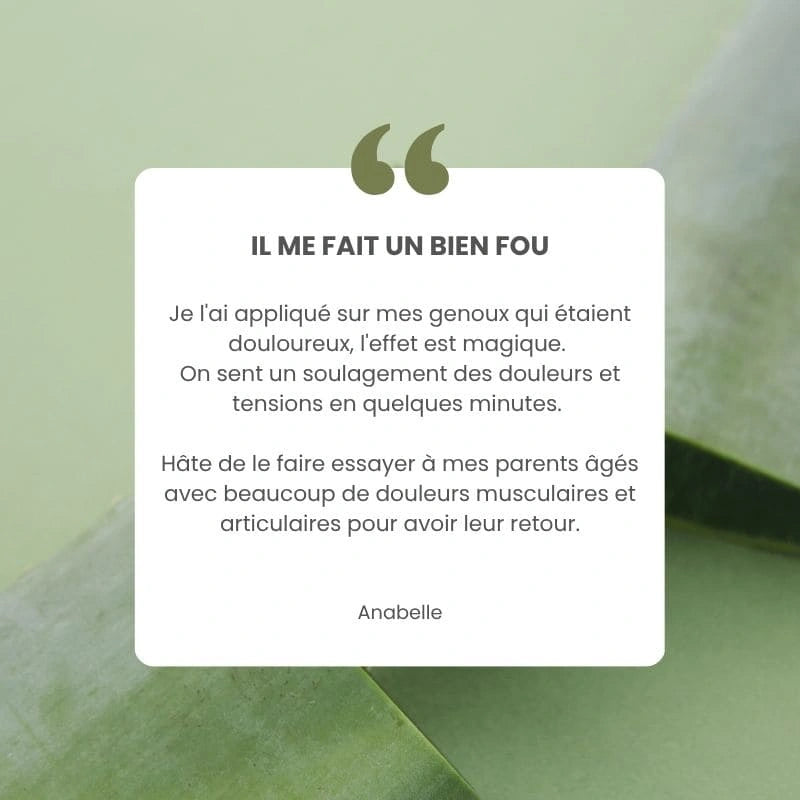 Termo Gel décontractant musculaire à l'Aloé Vera Bio - Avis clients - NaturAloé